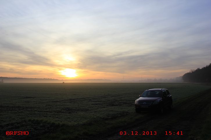 Sonnenuntergang Flotte, Langer Winkel