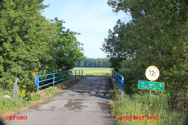 Ise, Blaue Brücke, Feldstraße