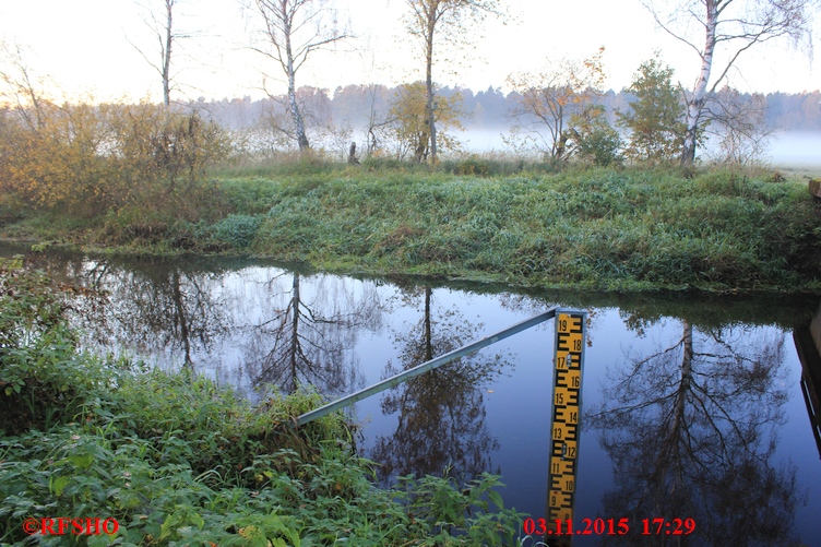 Ise, Lübingshorster Brücke, Isepegel