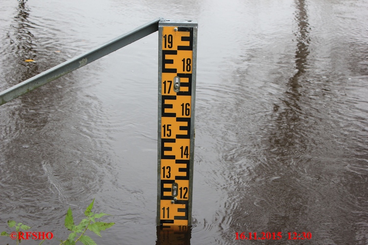 Ise, Lübingshorster Brücke, Isepegel