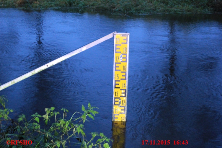 Ise, Lübingshorster Brücke, Isepegel