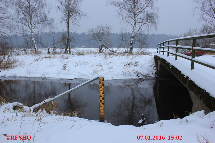 Ise, Lübingshorster Brücke, Isepegel