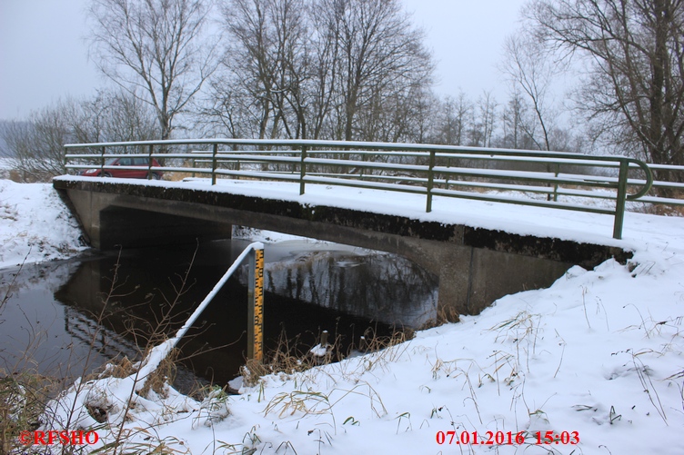 Ise, Lübingshorster Brücke, Isepegel