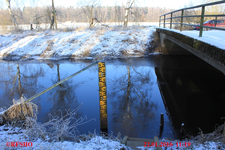 Ise, Lübingshorster Brücke, Isepegel