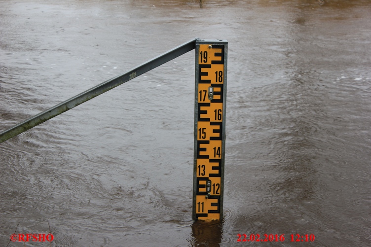 Ise, Lübingshorster Brücke, Isepegel