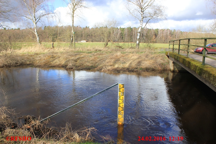 Ise, Lübingshorster Brücke, Isepegel