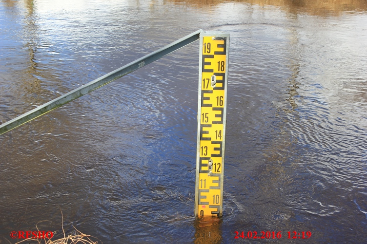 Ise, Lübingshorster Brücke, Isepegel