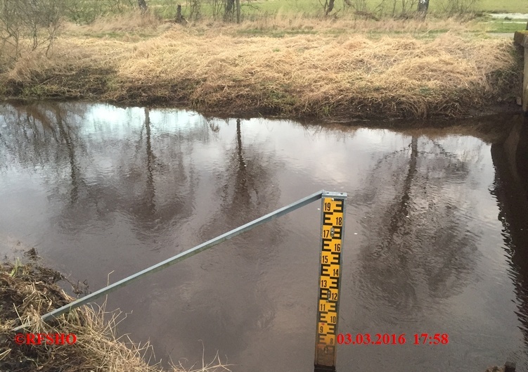 Ise, Lübingshorster Brücke, Isepegel