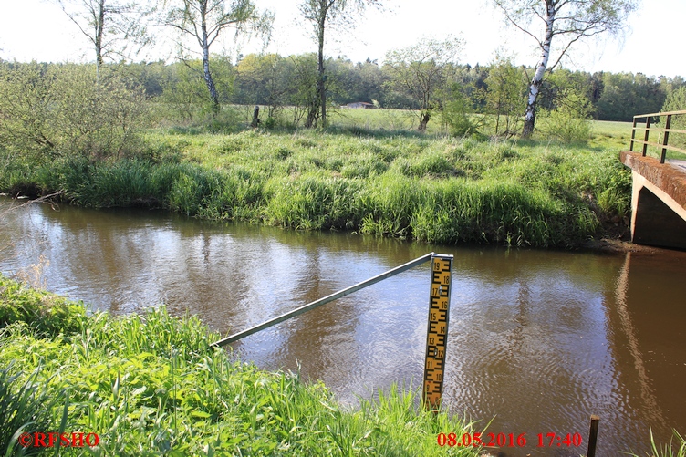 Ise, Lübingshorster Brücke, Isepegel