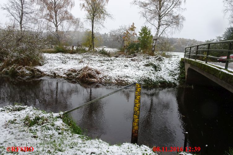 Ise, Lübingshorster Brücke, Isepegel