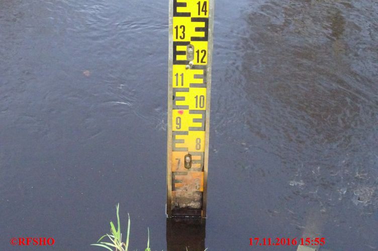Ise, Lübingshorster Brücke, Isepegel