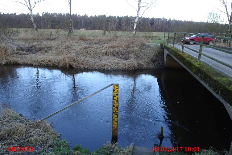 Ise, Lübingshorster Brücke, Isepegel