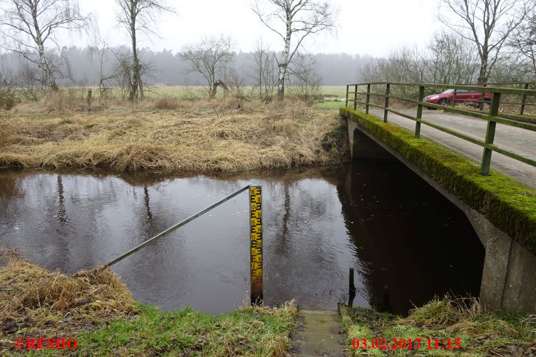 Ise, Lübingshorster Brücke, Isepegel