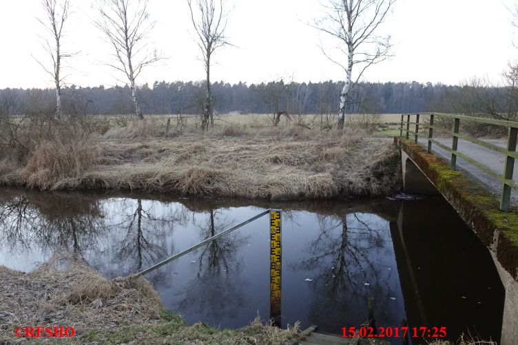 Ise, Lübingshorster Brücke, Isepegel