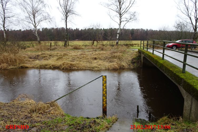 Ise, Lübingshorster Brücke, Isepegel