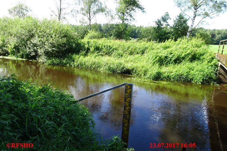 Ise, Lübingshorster Brücke, Isepegel 50 cm