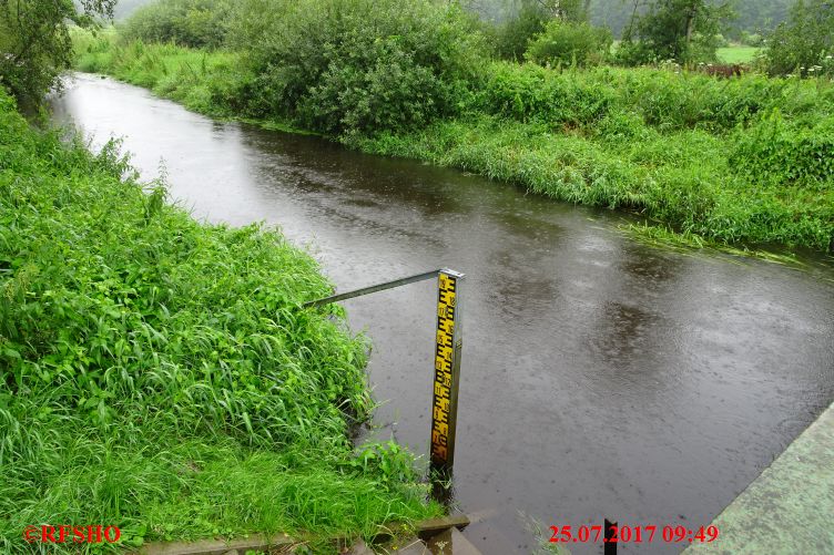 Ise, Lübingshorster Brücke, Isepegel 52 cm