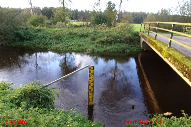 Ise, Lübingshorster Brücke, Isepegel 77 cm