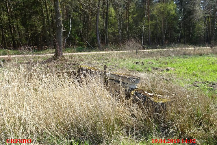 Wehr in der alten Stauwiesen Anlage