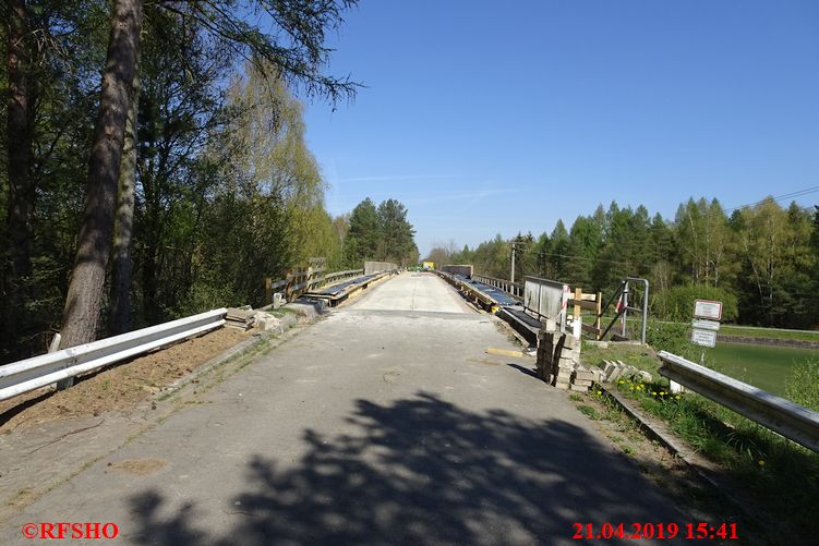 Elbe-Seitenkanal, Bauarbeiten an der Brücke Königsdamm