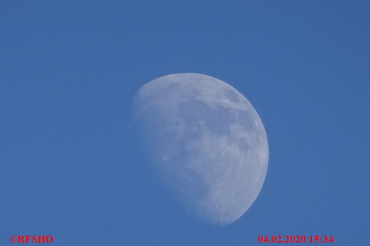 Mond 77,1% zunehmend, Lübingshorster Brücke