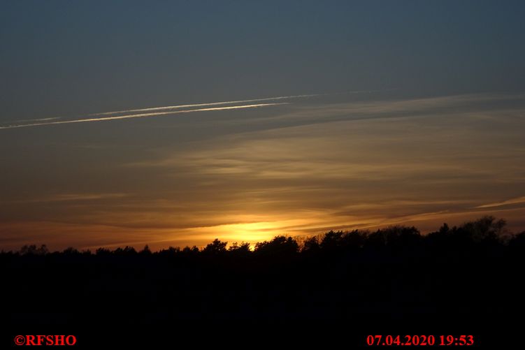 Schützenstraße Sonnenuntergang