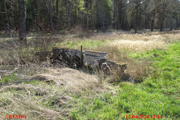 Wehr in der alten Stauwiesen Anlage