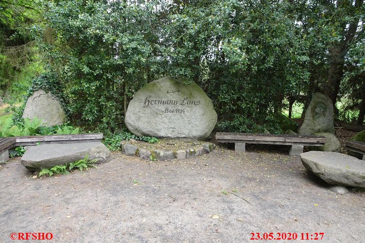 Löns Denkmal am Leudamm