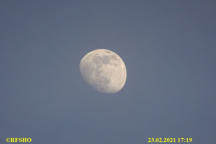 Ise, Lübingshorster Brücke, Mond zunehmend