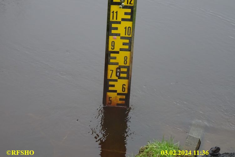 Isepegel, Lübingshorster Brücke