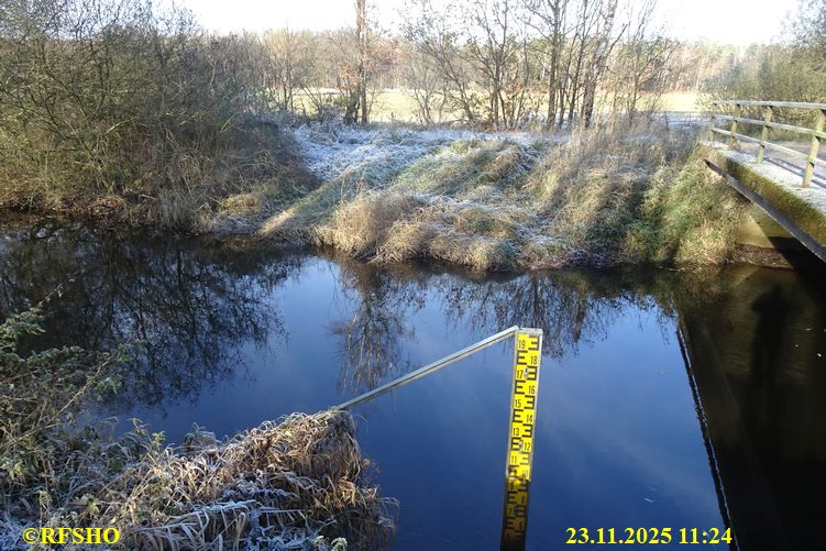Ise, Lübingshorster Brücke, Isepegel 40 cm