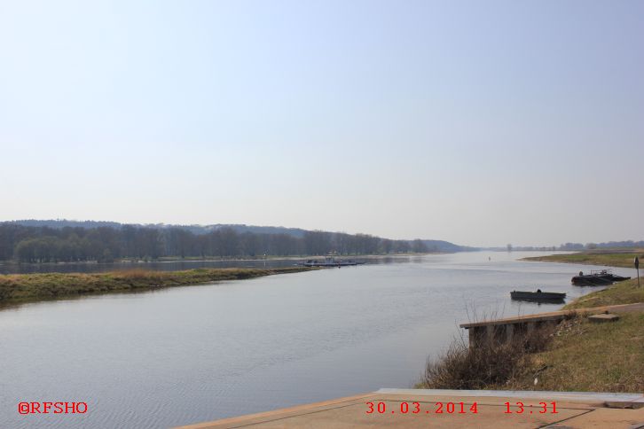 Elbe, Fähranleger Lenzen