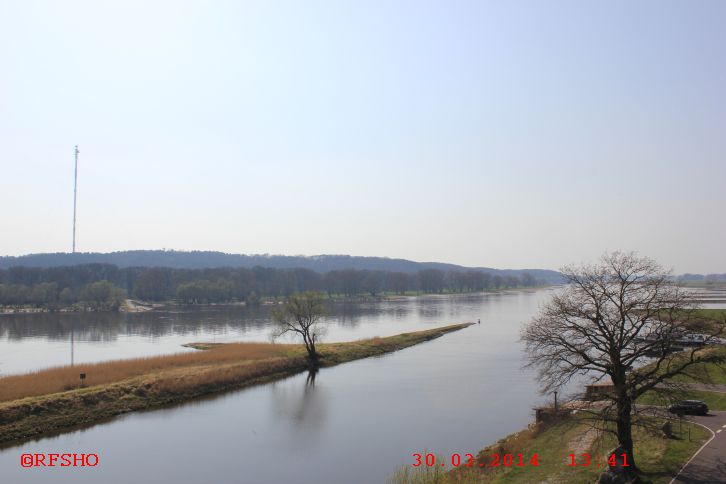 Elbe, Fähranleger Lenzen