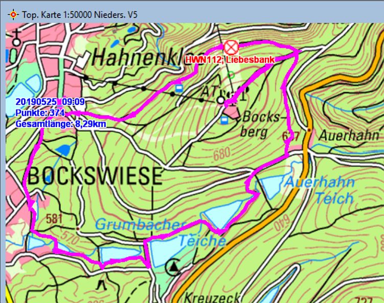 Wanderstrecke