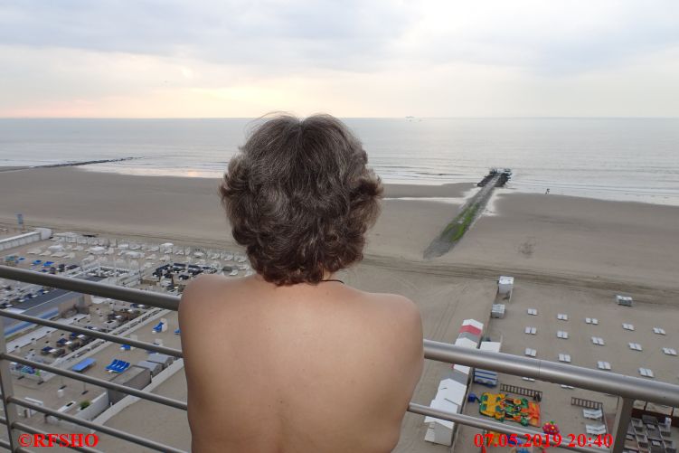 Blankenberge, Blick vom Hotel