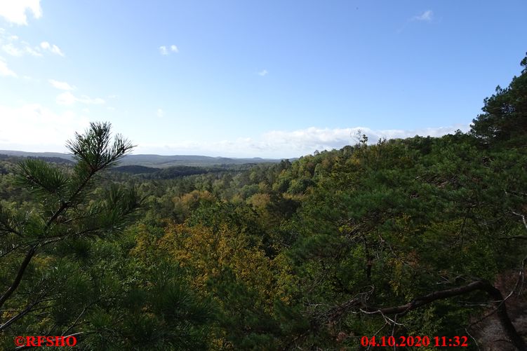 Blick vom Altschloßfelsen