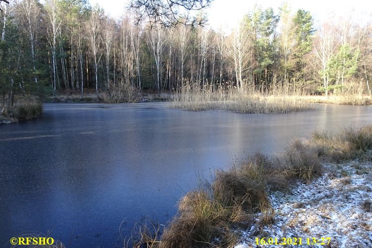 Marschstrecke am am Teich, Heidloh