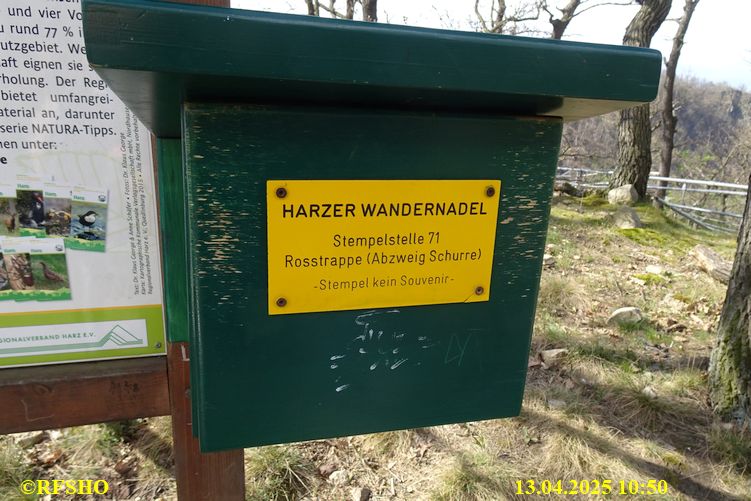 Wanderstrecke, HWN71 Rosstrappe