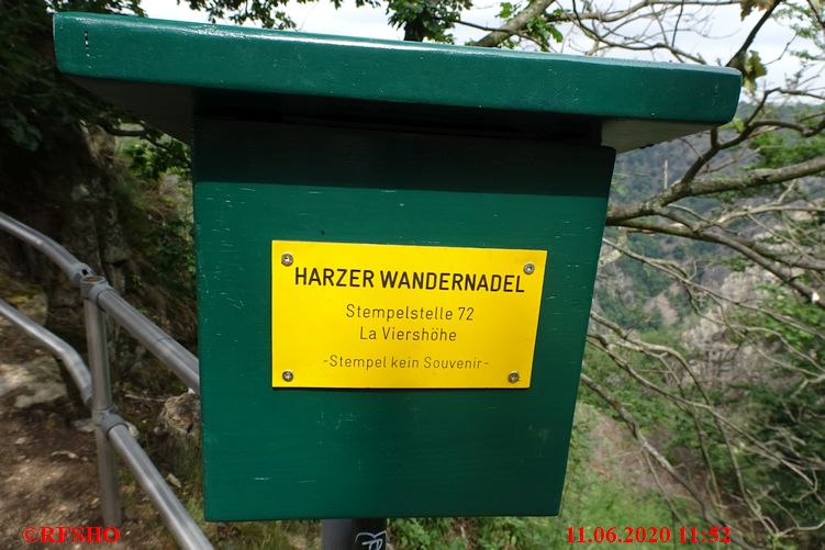 Thale, Wanderweg nach Treseburg