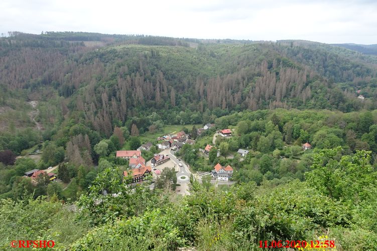 Thale, Wanderweg nach Treseburg, Treseburg