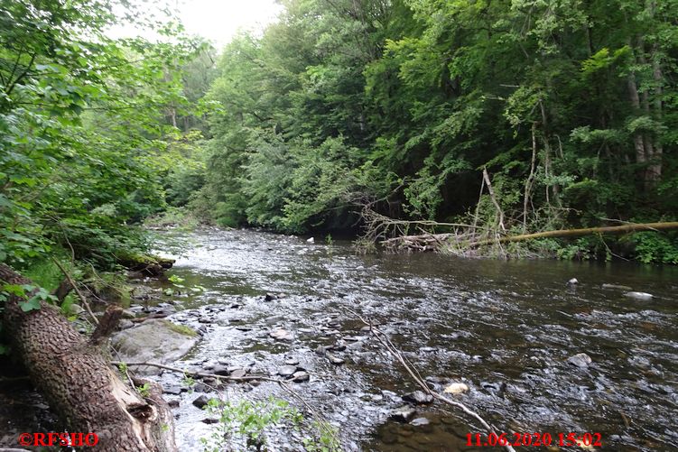 Wanderweg von Treseburg nach Thale im Bodetal