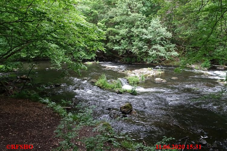 Wanderweg von Treseburg nach Thale im Bodetal