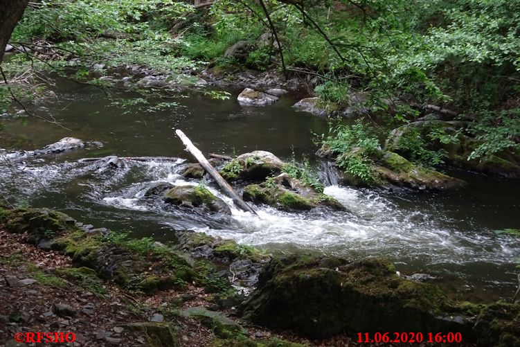 Wanderweg von Treseburg nach Thale im Bodetal