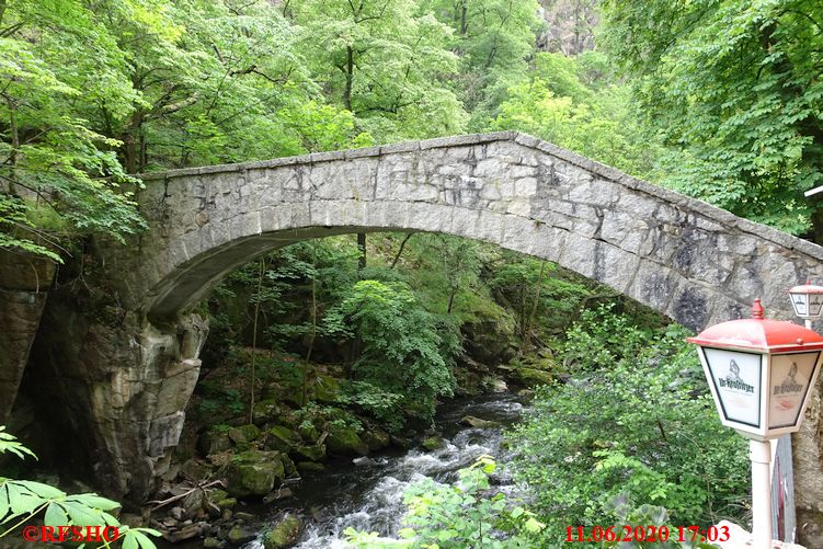 Wanderweg von Treseburg nach Thale im Bodetal