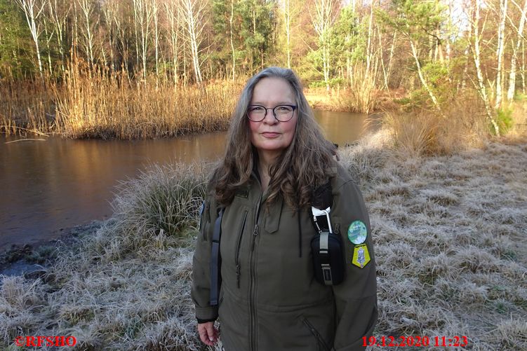 Marschstrecke am am Teich, Heidloh