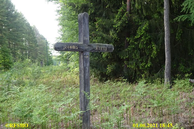 Marschstrecke, Großer Leu, Mönchs Kreuz