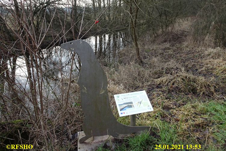 Marschstrecke an der Ise