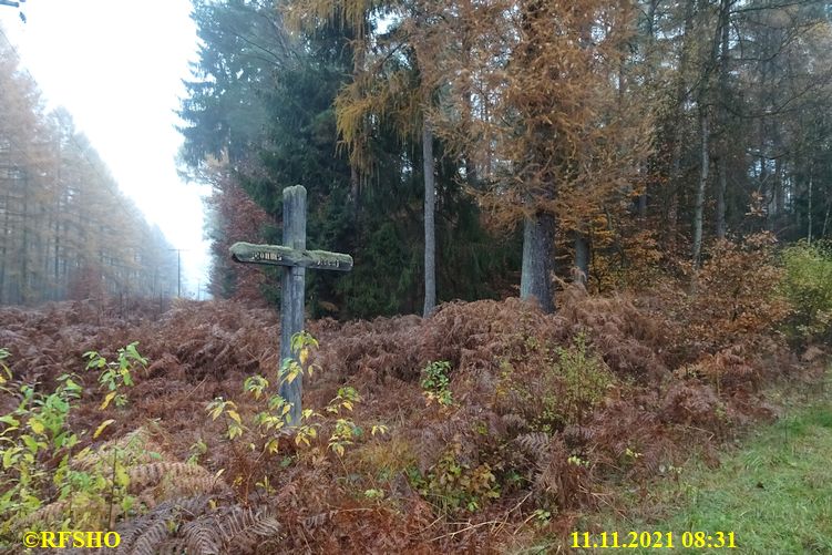 Marschstrecke, Mönchs Kreuz