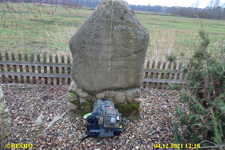 Marschpause im Ochsenmoor