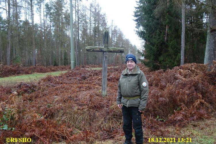 Marschstrecke, Großer Leu, Mönchs Kreuz